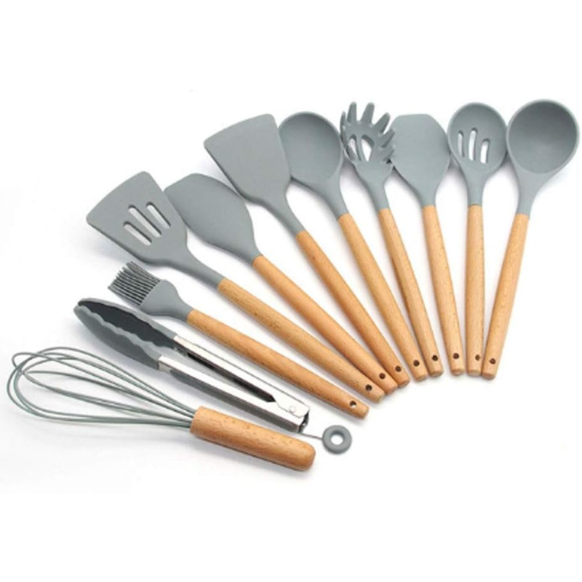 SET DE UTENSILIOS DE 12 PIEZAS DE SILICONA